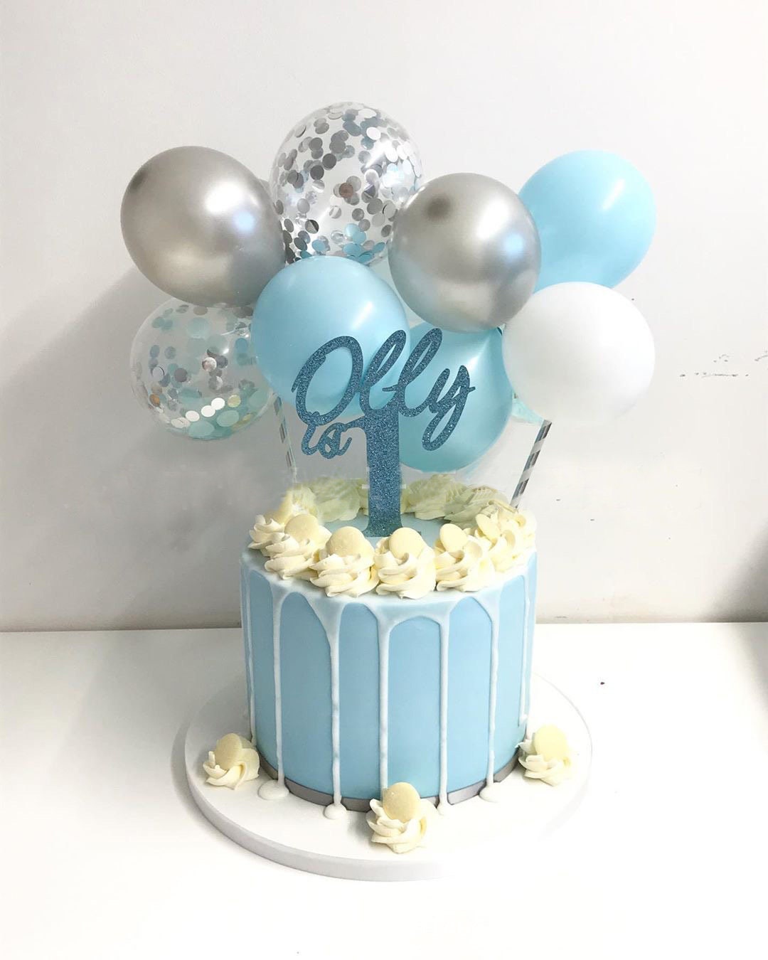 Confetti Balloon Cake Topper for Birthday Baby Shower Party - Etsy UK