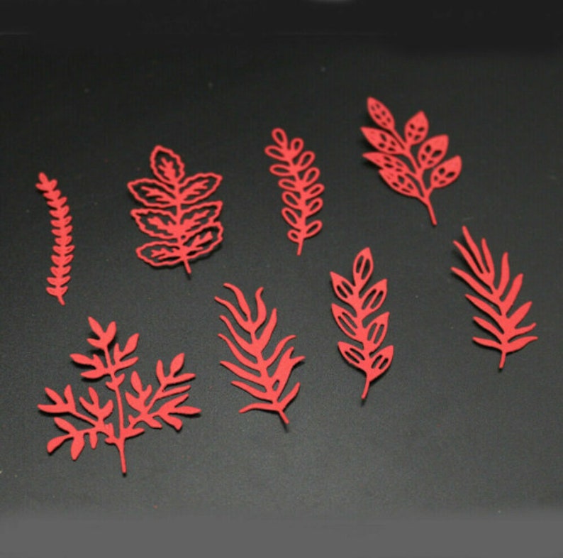 Leaves Die Cuts for Cards Metal Leaf Craft Cutting Dies Etsy