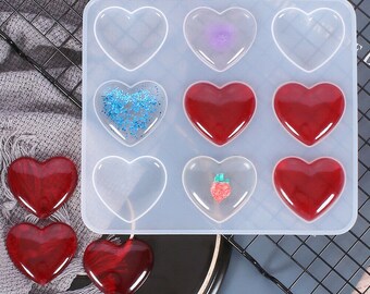 Heart Resin Mold, Epoxy Moulds, Silicone Jewellery Making DIY Craft Tool, Accessories