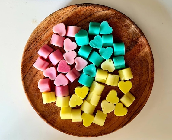 Highly Scented Wax Melt Hearts Scented Wax Melt in Hearts Home Fragrance  Highly Scented Fragrance Handmade Soy Melts Mother's Day 