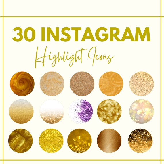 30 Yellow Instagram Highlight Covers Instagram Highlight | Etsy