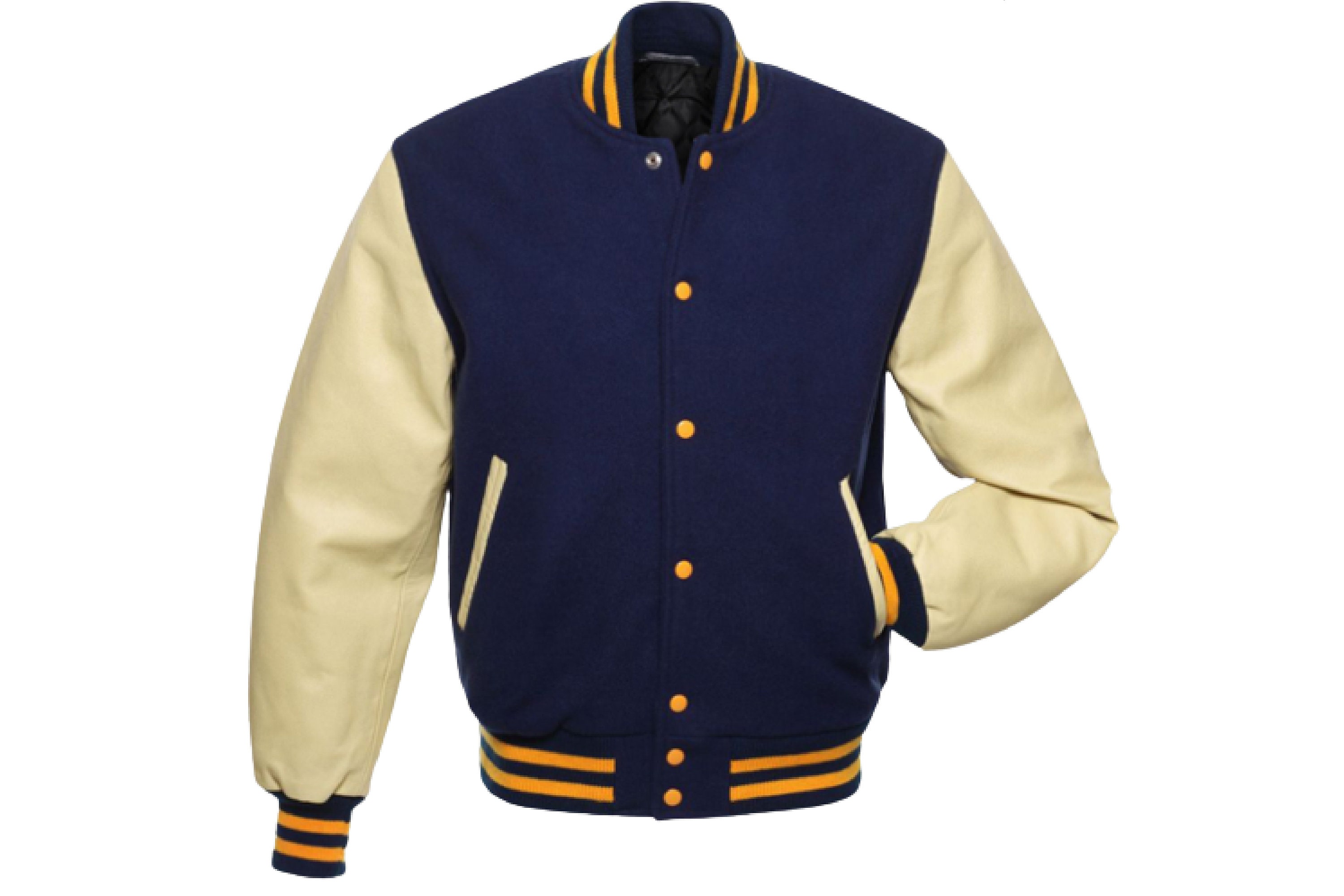 16100円 アウトレット 定価 freckle varsity jacket in navy