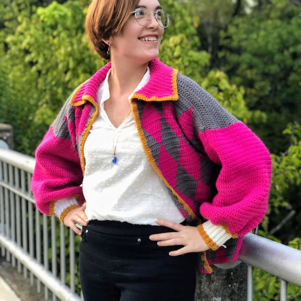 Merry-Go-Round Cardigan - Crochet Pattern