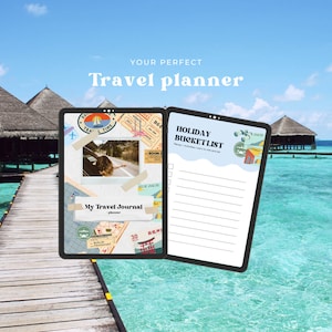 Diario de viaje y planificación de vacaciones 2025 / Itinerario, actividades, listas de verificación, presupuesto, hoja de ruta / Imprimibles en formato PDF A4 A5