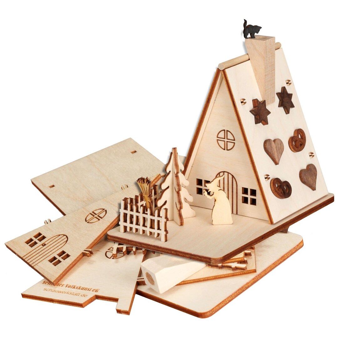 Witch's House Incense Smoker Wooden Kit Etsy