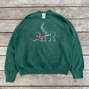 Nike Sweatshirt Green Etsy Singapore