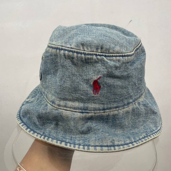 Vintage Polo Jeans Ralph Lauren Denim Bucket Hat