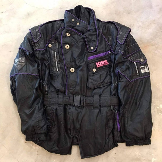 Vintage Og Kiss Racing Team Jacket Motorcycle Sport Vintage Og Kiss Racing Team Jacket Motorcycle Sport