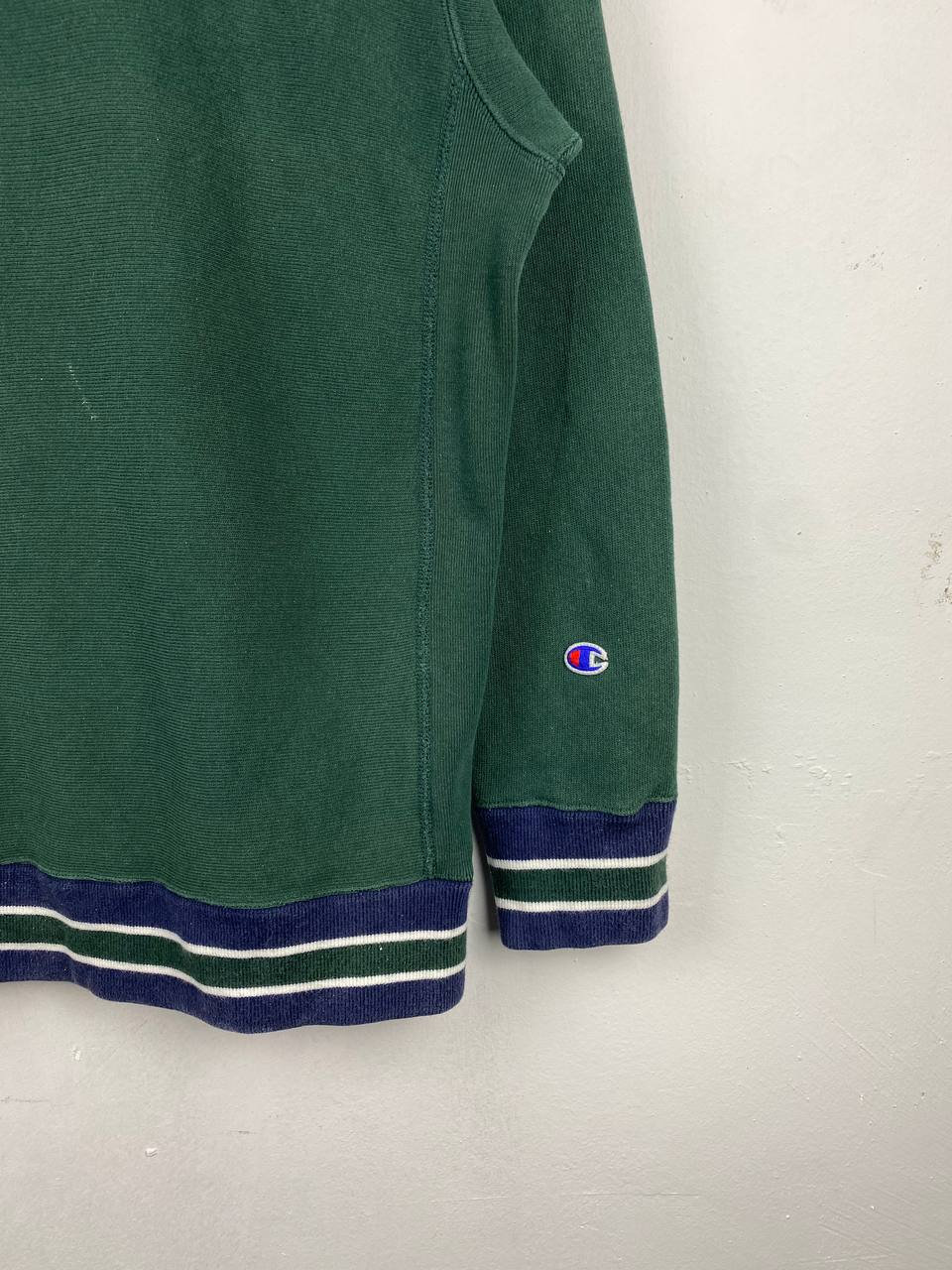 Vintage 1990s Champion Reverse Weave Crewneck Sweatshirt Champion Jumper Emerald Green Size M Etsy