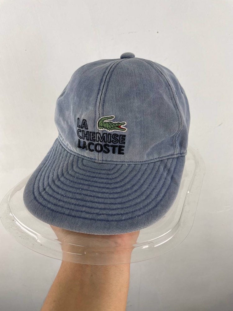 filosofi forpligtelse håndvask Vintage LACOSTE Cap Faded Blue Retro Hat Skates One Size - Etsy