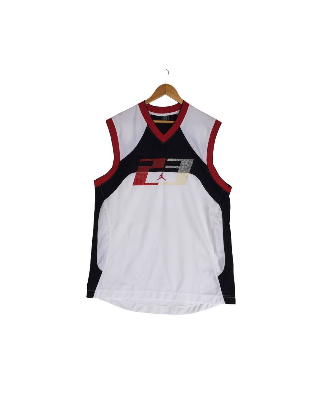 vintage 80s NIKE AIR JORDAN COLORBLOCK REVERSE BASKETBALL TANK t