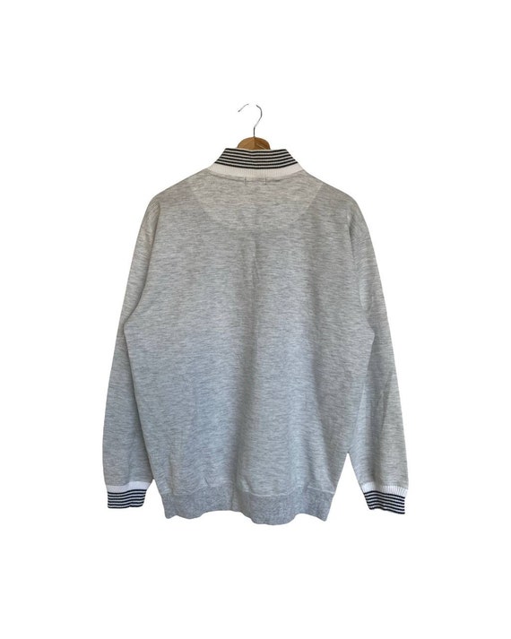 Vintage Hiromichi Nakano Sweatshirt Half Zip Crew… - image 2