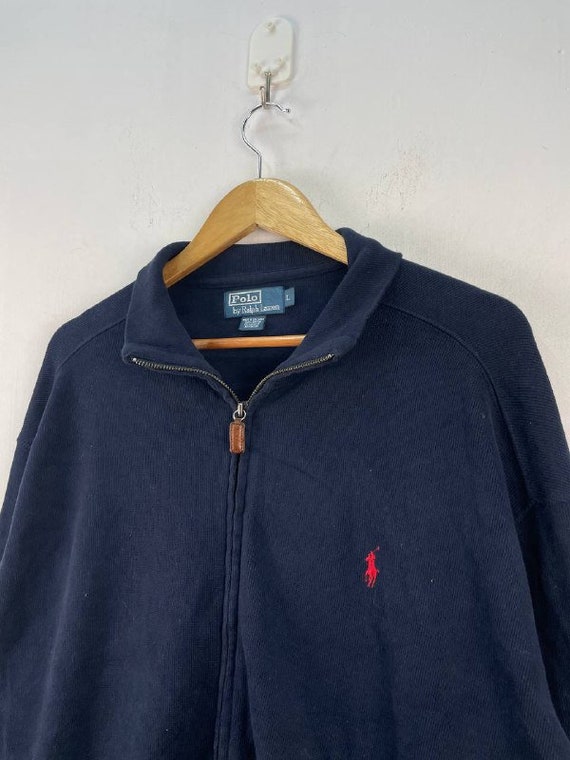 Vintage Polo Ralph Lauren Sweater Jacket Track Top Full Zip Vintage Polo Ralph Lauren Sweater Jacket Track Top Full Zip