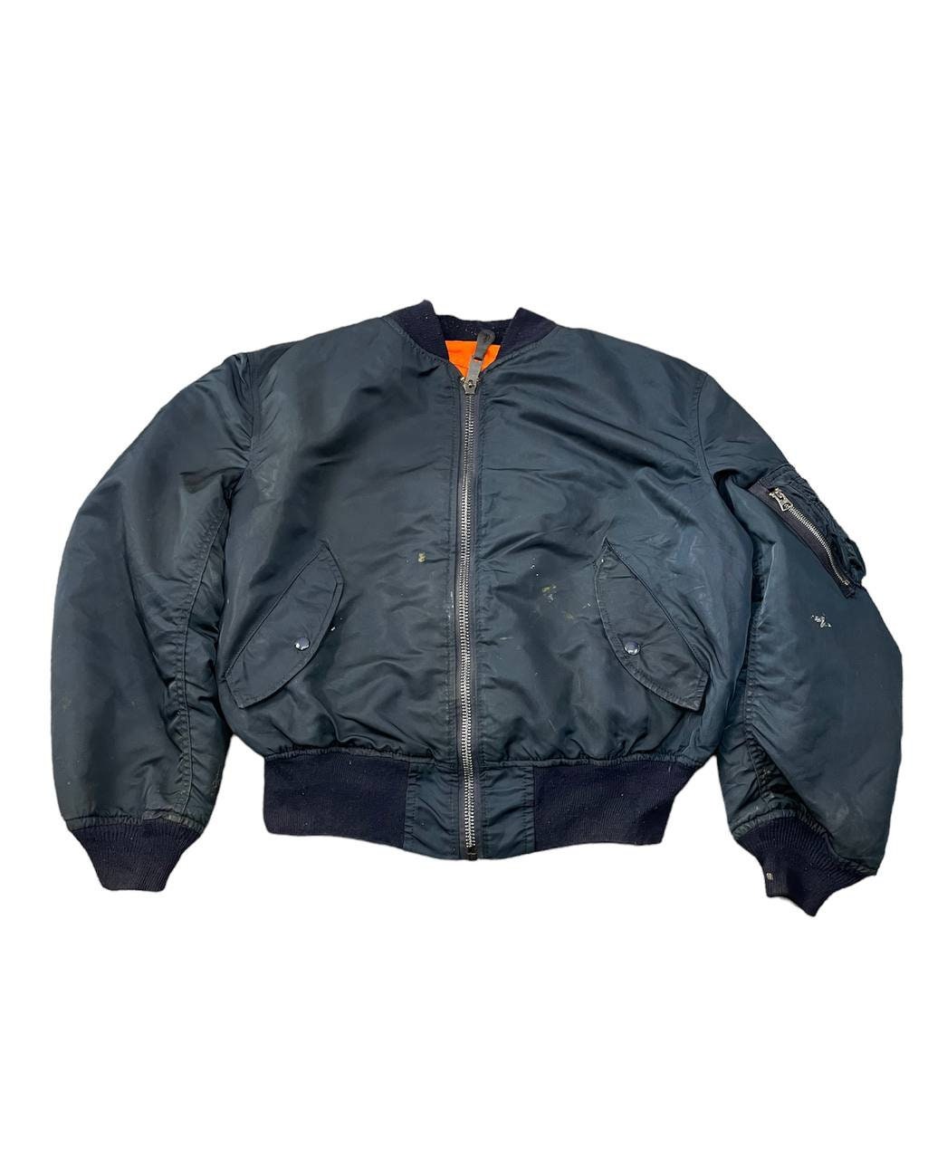 Vintage 90s Alpha Industries USAF MA-1 Air Force jacket reversible bomber jacket Vintage MA 1 Intermediate Flyers Bomber / large size Vintage 90s Alpha Industries USAF MA-1 Air Force jacket reversible bomber jacket Vintage MA 1 Intermediate Flyers Bomber / large size