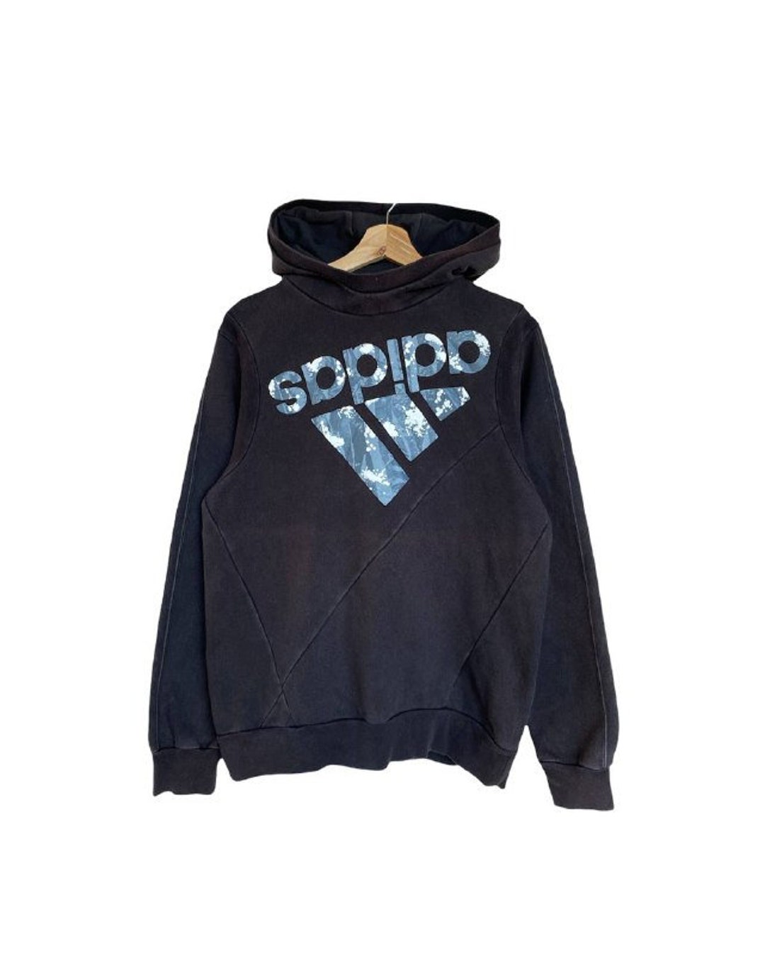 RARE Vintage Y2K Adidas Reverse Hoodie Pullover Adidas