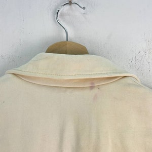 Vintage Polo Ralph Lauren Mujer Blazer Chaqueta Blanco Crema Tamaño S imagen 9