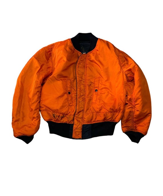 Vintage 90s Alpha Industries USAF MA-1 Air Force Jacket Reversible 