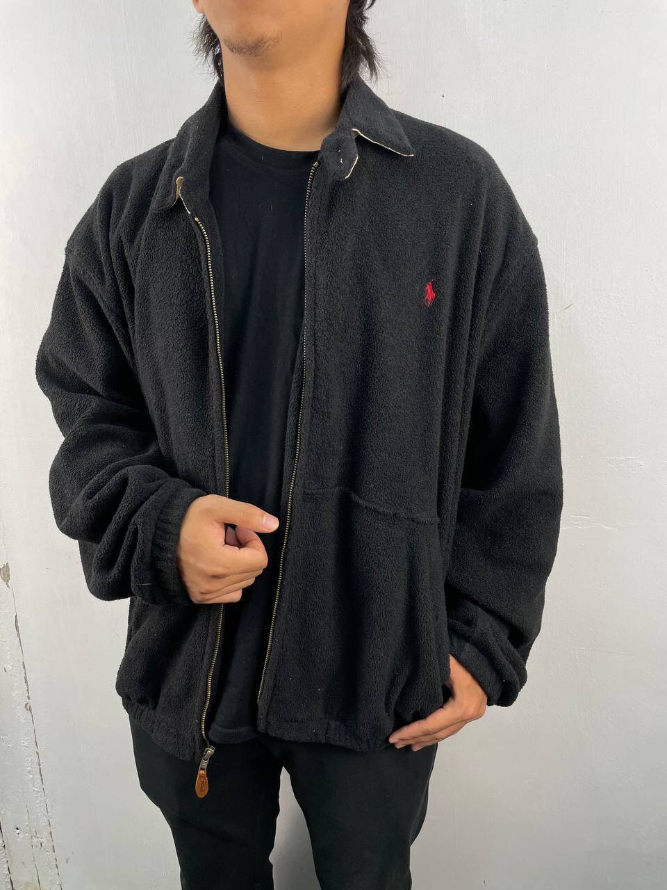 Vintage 90s Polo Ralph Lauren Harrington Jacket Fleece Polo Vintage 90s Polo Ralph Lauren Harrington Jacket Fleece Polo