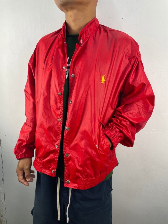 Vintage 1990s Polo Ralph Lauren Nylon Jacket Polo RL Harrington Jacket Etsy UK