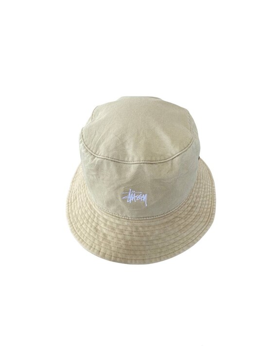 Vintage Stussy Hat Stussy Embroidery Logo Bucket Hats - Gem