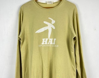 Vintage Hai Sporting Gear Long Sleeve Tshirt Distressed Hai - Etsy