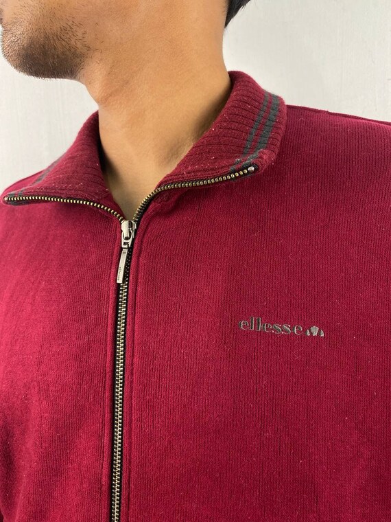 Vintage 90s Ellesse Jacket Zip Up Ellesse Sweater… - image 2
