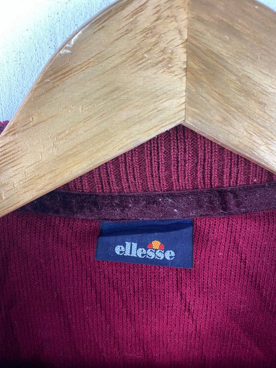 Vintage 90s Ellesse Jacket Zip Up Ellesse Sweater… - image 5