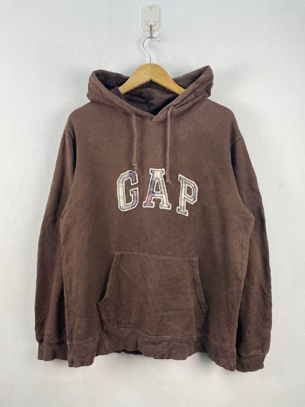 brown gap hoodie men