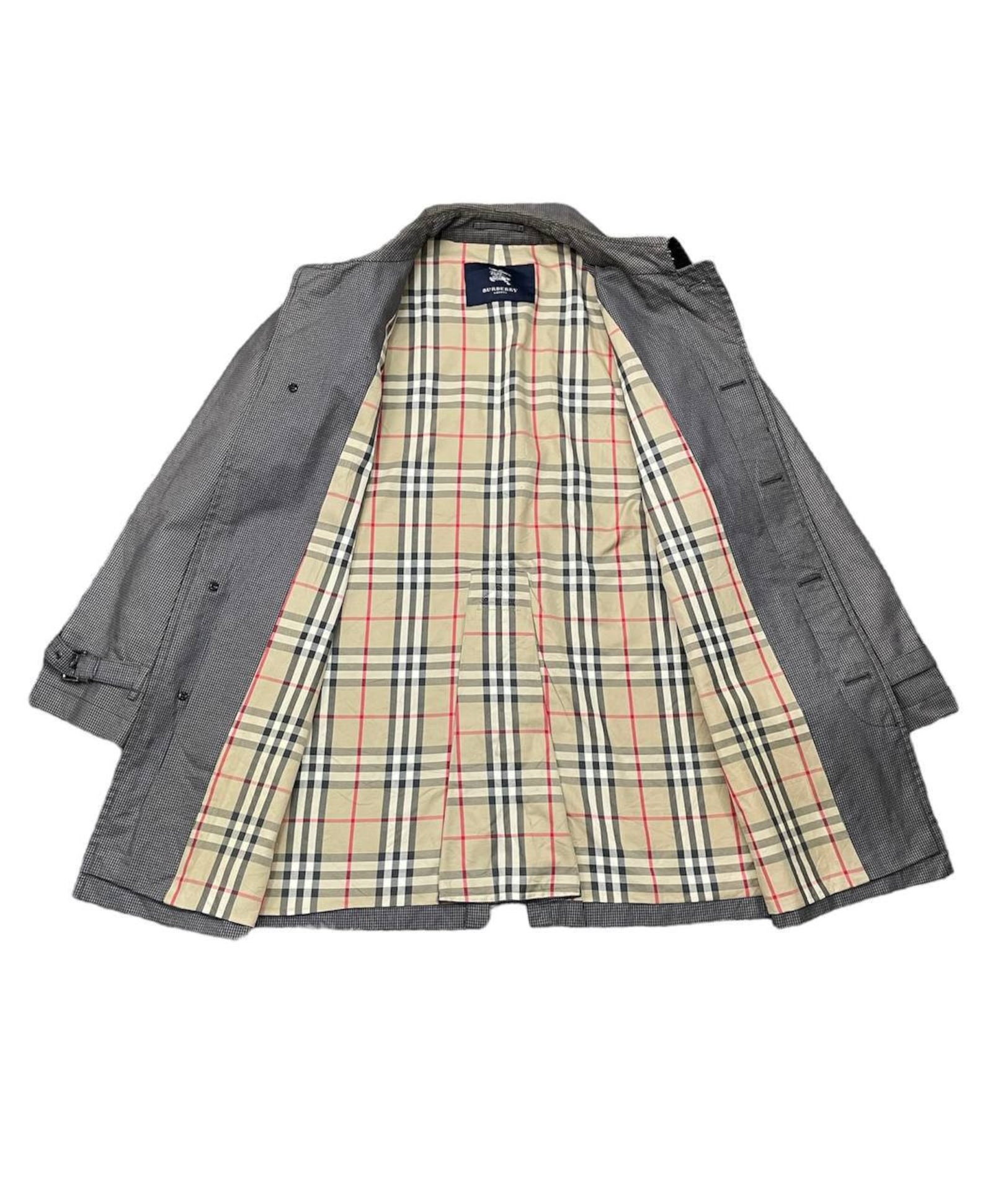 Vintage Burberry Brit Nova Check Tweed Jacket Womens Size S main image 0