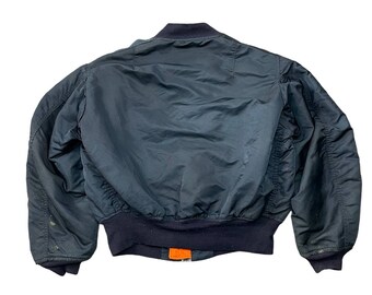 Vintage 90s Alpha Industries USAF MA-1 Air Force Jacket Reversible 