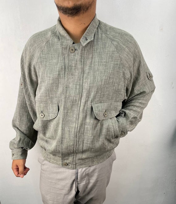 Vintage Gianni Valentino Harrington Light Jacket Baggy Oversized Etsy Canada