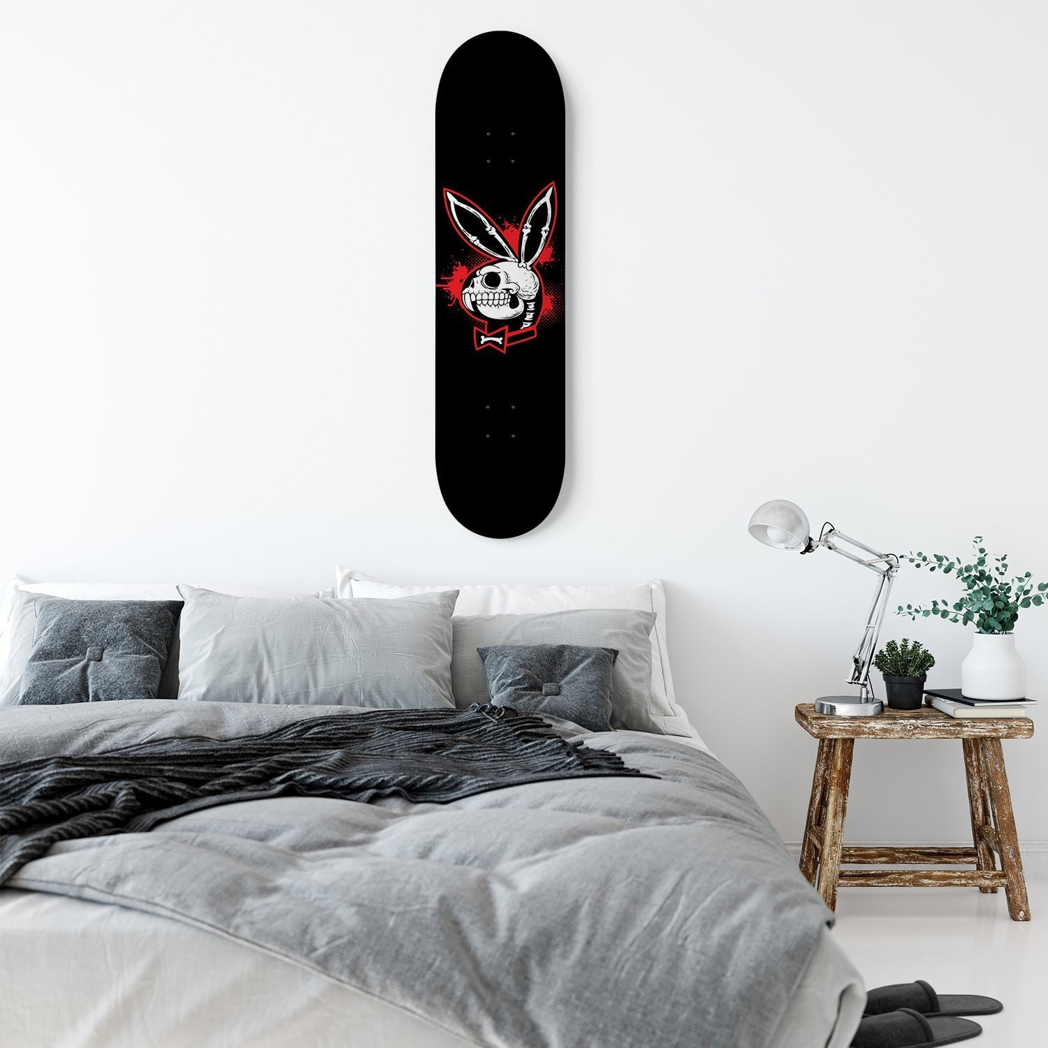 Playboy till death Skateboard Wall Art skate deck Home | Etsy
