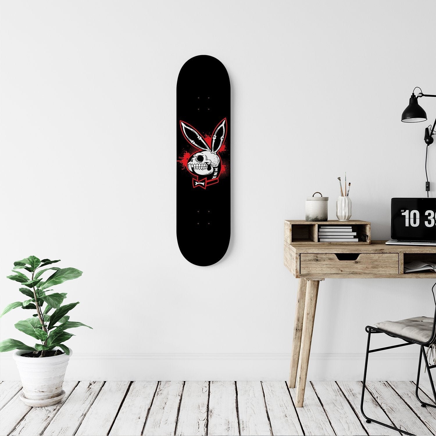 Playboy till death Skateboard Wall Art skate deck Home | Etsy