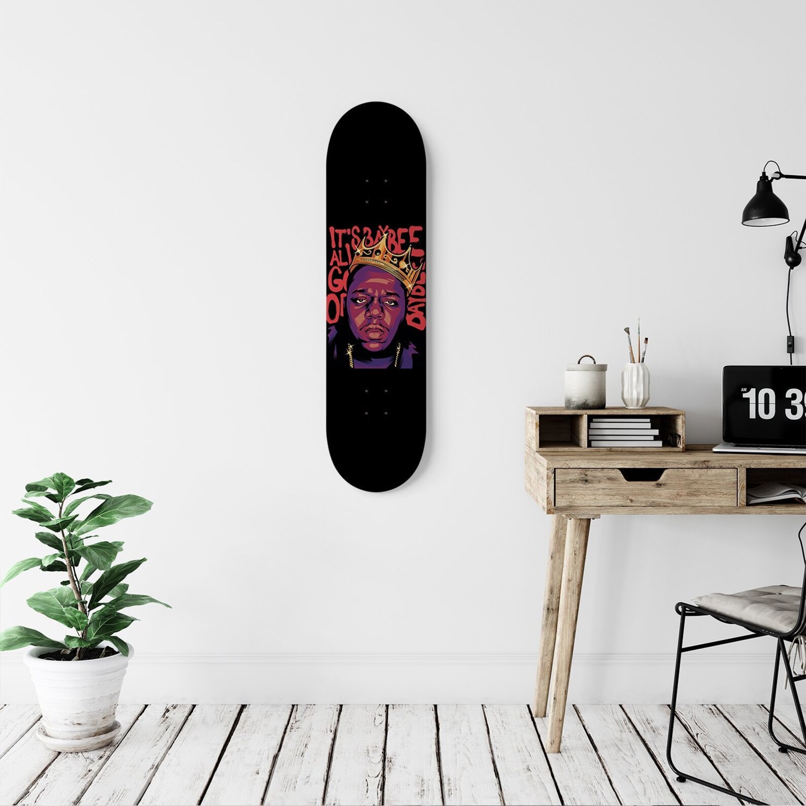 The Notorious B.I.G Skateboard Wall Art Skate Deck Rapper Etsy