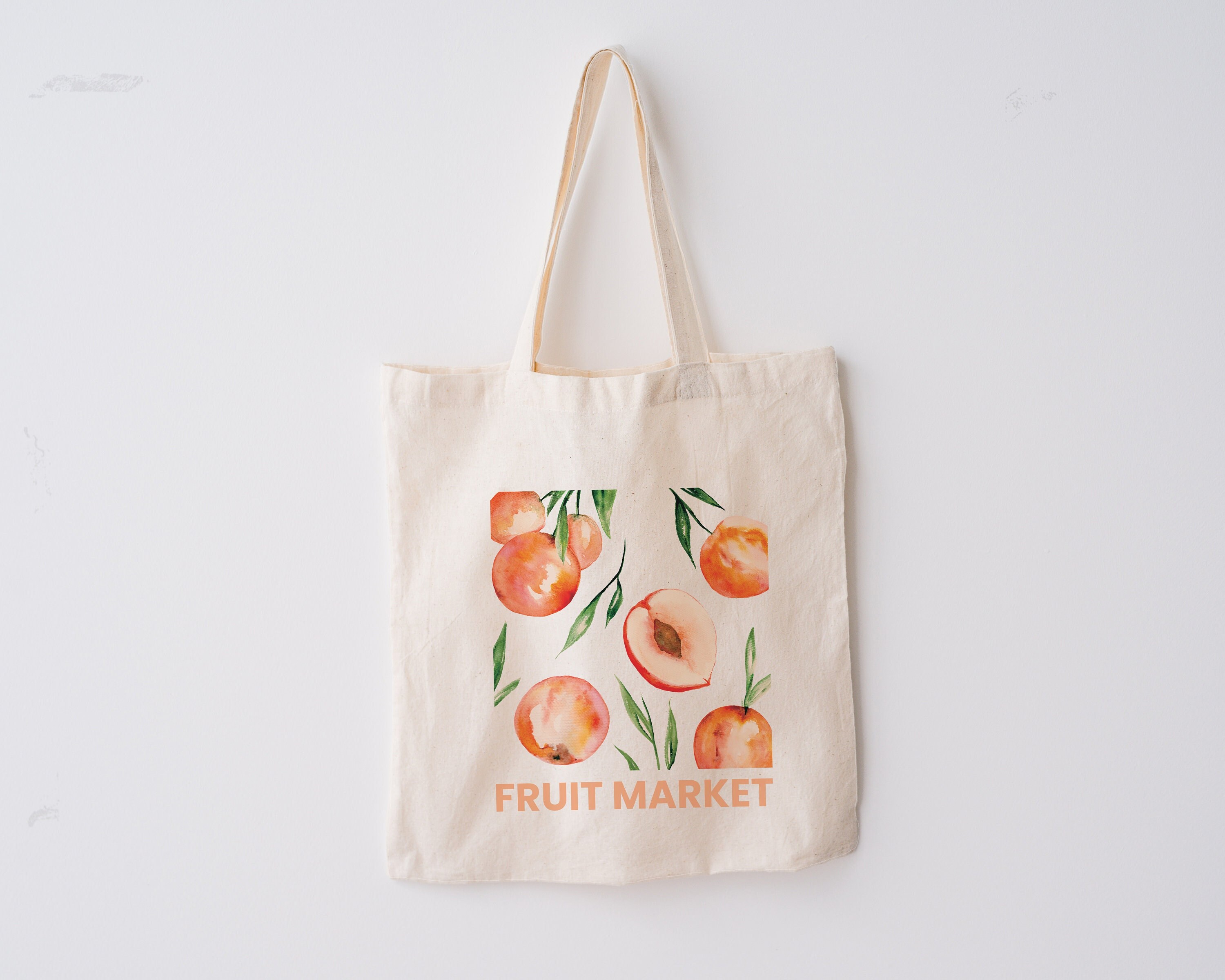 Peach online tote bag