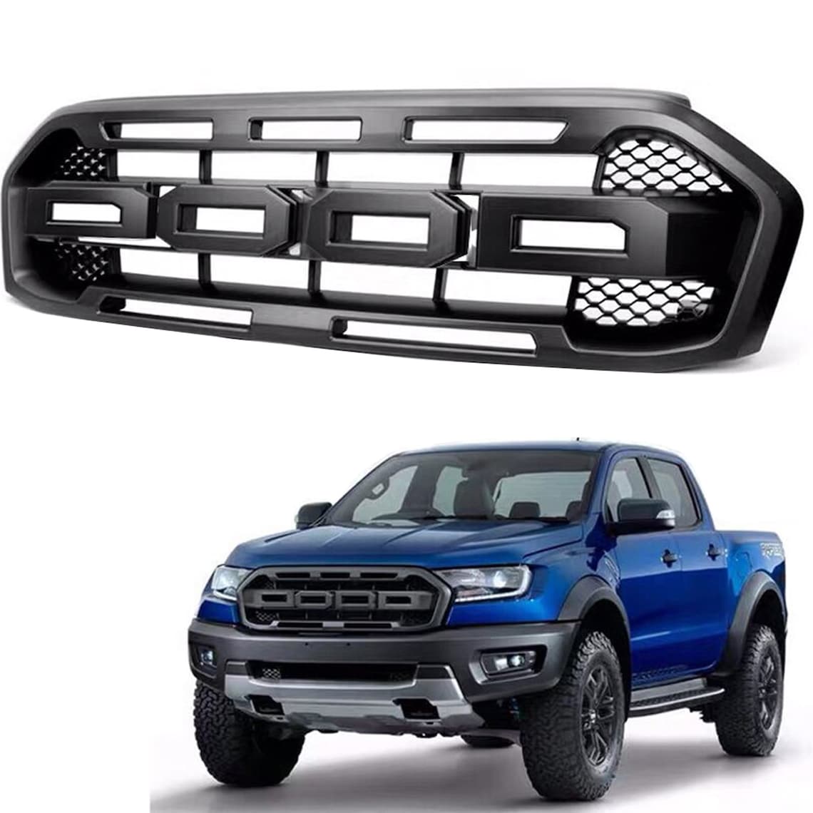 2019 2020 2021 Ford Ranger Front Bumper Grille XL XLT LARIAT | Etsy