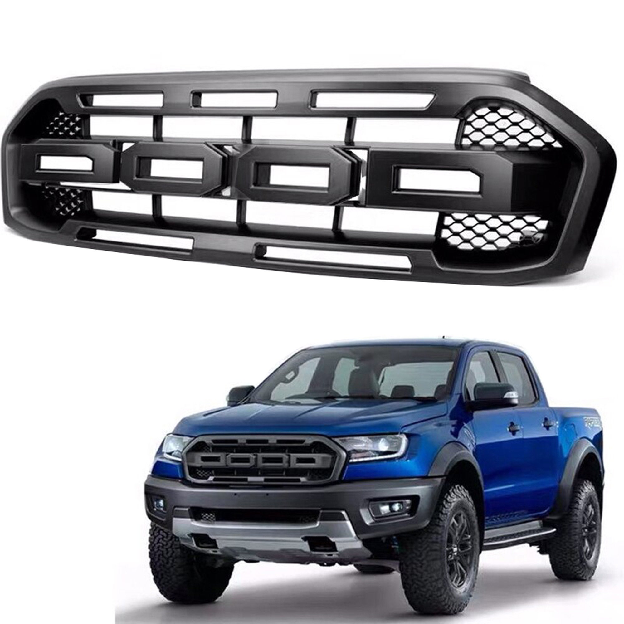 2019 2020 2021 Ford Ranger Front Bumper Grille XL XLT LARIAT Etsy
