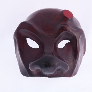 Arlecchino Bello FiGo - Leather mask for traditional handmade commedia dell&#39;arte