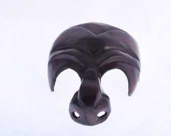 Doctor Balanzone - Traditional handmade commedia dell&#39;arte leather mask