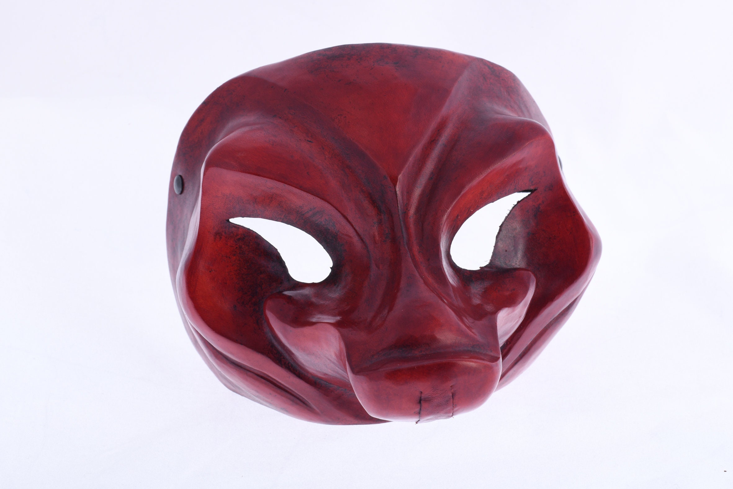 Captain Warthog - Traditional handmade commedia dell'arte leather mask