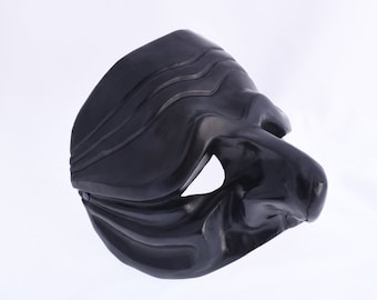 Pulcinella - Traditional handmade leather mask for commedia dell&#39;arte