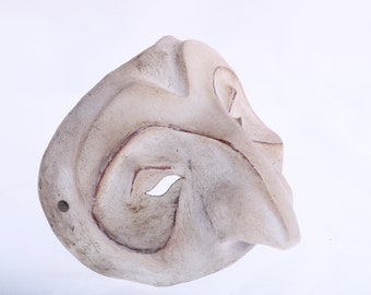 Witch - Traditional handmade commedia dell&#39;arte leather mask