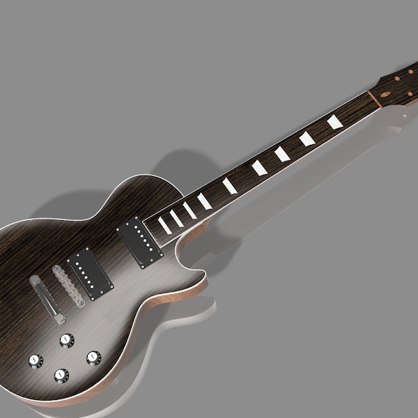 Gibson Les Paul 3D and 2D files to create this iconic guitar