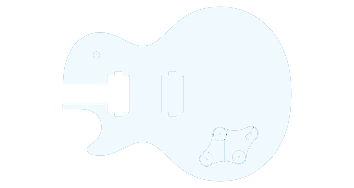 Gibson Les Paul 3D and 2D Files to Create This Iconic Guitar - Etsy