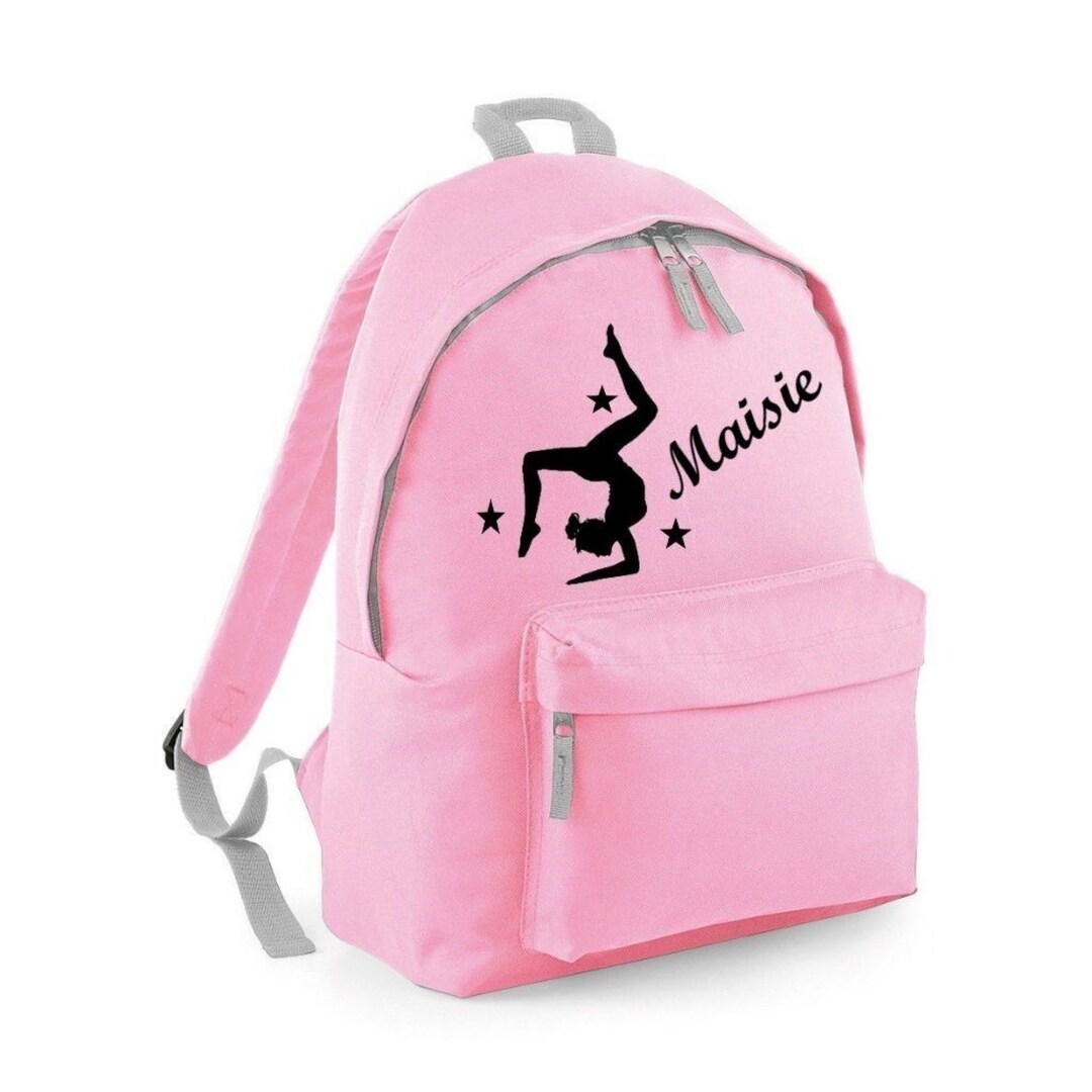 Personalised GYMNASTIC Handstand Printed Rucksack/backpack School Bag