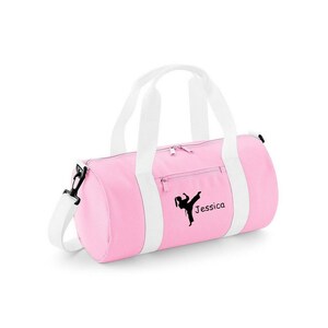 Bolsa de barril de arte marcial personalizada para niñas, bolsa de gimnasio deportiva para niños, regalo Pink 2