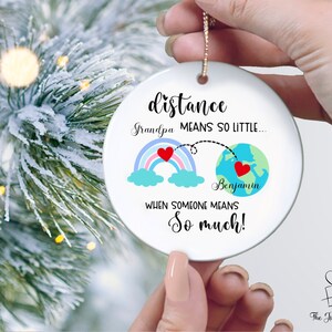 Personalized Ornament for Grieving Grandchildren, Loss of Granparents Ornament, Loss of Loved Ones Ornament
