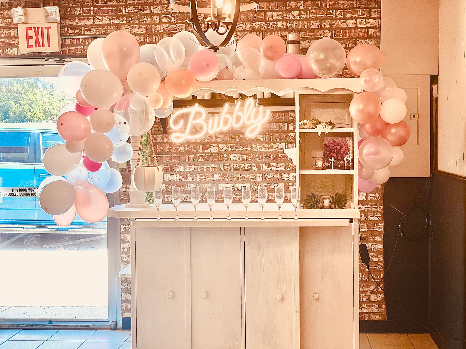 Champagne cartDFW rental Etsy