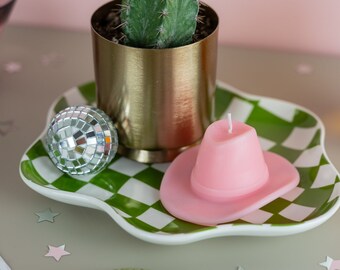 Cowboy Hat Candle - Pink