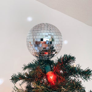 Disco Ball Christmas Tree Topper zdjęcie 5
